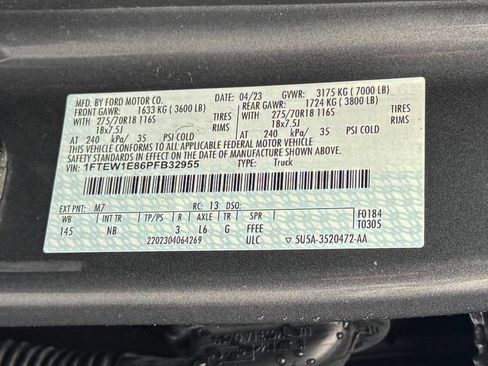 Used 2023 Ford F150 Tremor w/ Equipment Group 402A High AWD/4WD image 18