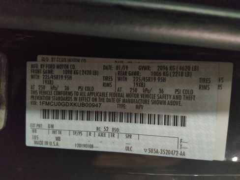 Used 2019 Ford Escape SE FWD image 33