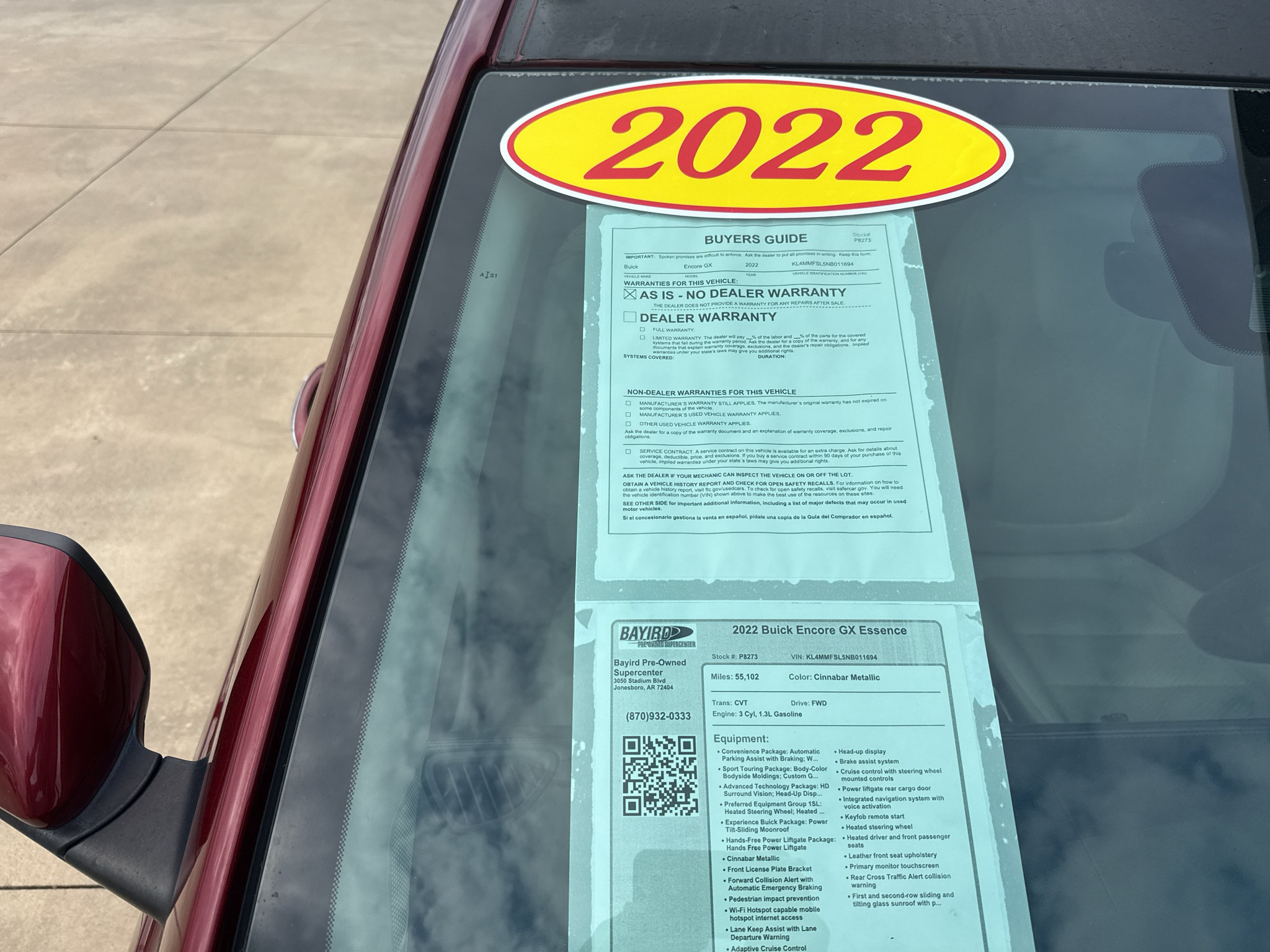 Used 2022 Buick Encore GX Essence w/ Advanced Technology Package FWD image 9