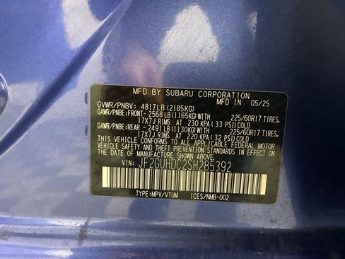 Certified 2025 Subaru Crosstrek 2.0i Premium image 22