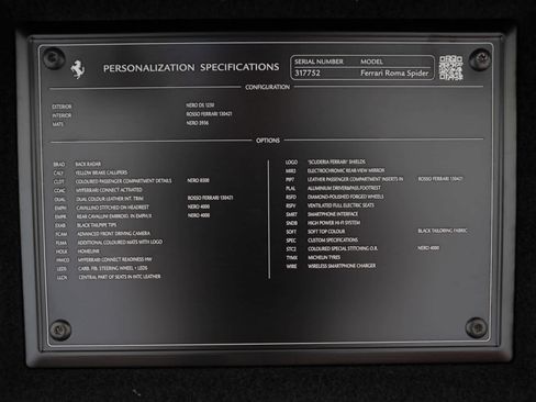 Certified 2025 Ferrari Roma Spider image 28