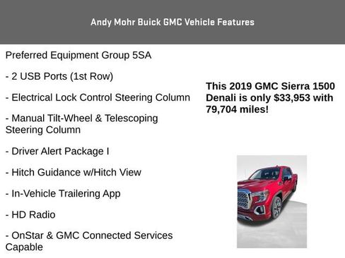 Used 2019 GMC Sierra 1500 Denali w/ Technology Package image 17