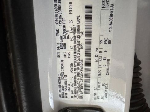 Used 2016 Ford F150 XLT w/ Equipment Group 302A Luxury image 45