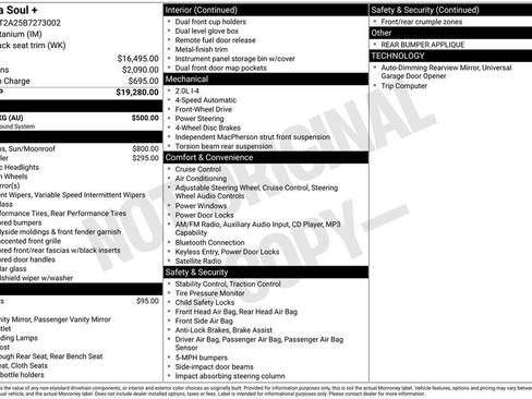 Used 2011 Kia Soul + w/ Audio Pkg FWD image 10