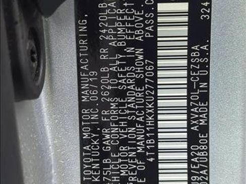 Used 2019 Toyota Camry SE image 26