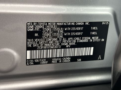 Used 2025 Toyota RAV4 XLE w/ Convenience Package AWD/4WD image 31