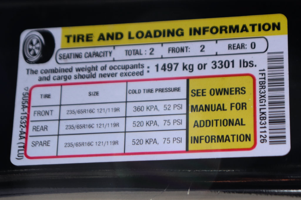 Used 2020 Ford Transit 250 148 High Roof Extended w/ Load Area Protection Package RWD image 44