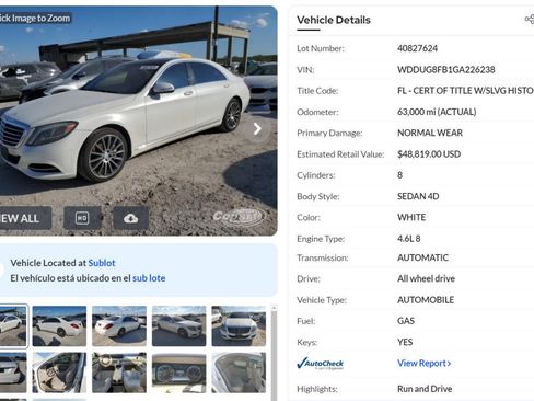 Used 2016 Mercedes-Benz S 550 4MATIC Sedan image 54