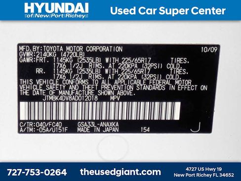 Used 2010 Toyota RAV4 4WD V6 image 34