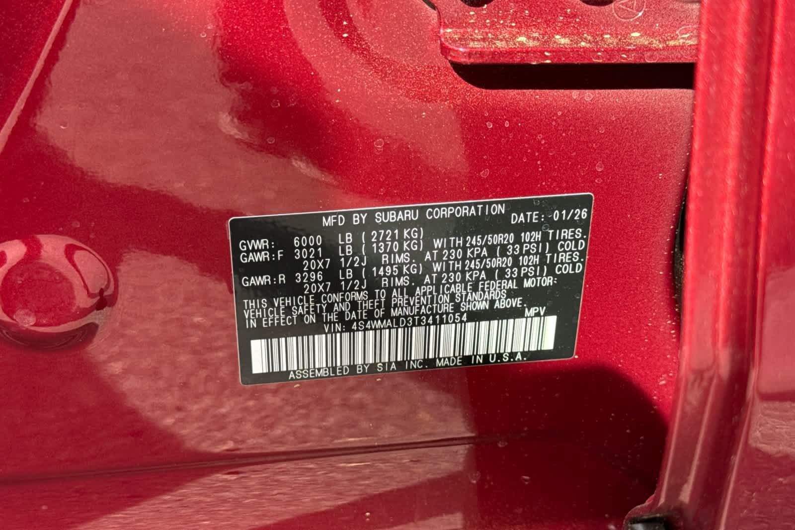New 2026 Subaru Ascent Bronze Edition AWD/4WD image 28
