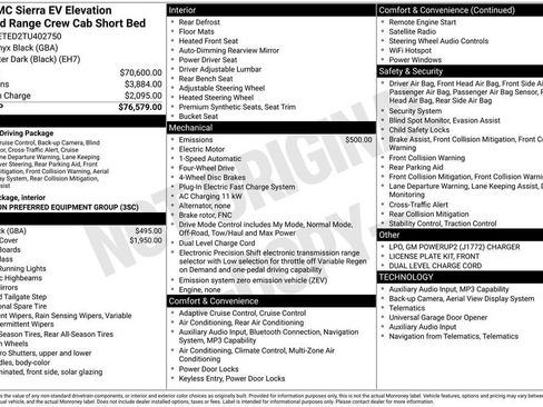 New 2026 GMC Sierra EV Elevation image 25