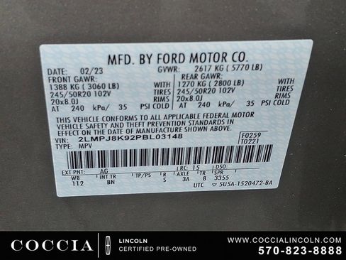Certified 2023 Lincoln Nautilus Reserve AWD/4WD image 26