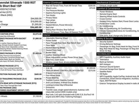 Used 2019 Chevrolet Silverado 1500 RST w/ All-Star Edition image 2