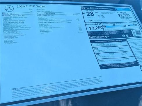 New 2026 Mercedes-Benz E 350 Sedan image 18