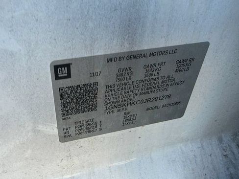 Used 2018 Chevrolet Suburban LT AWD/4WD image 6