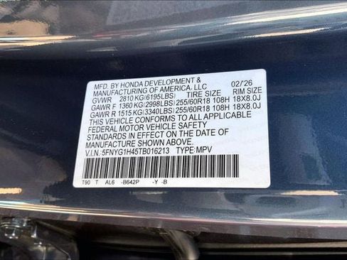 New 2026 Honda Pilot EX-L image 19