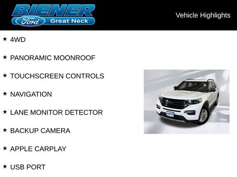 Used 2020 Ford Explorer XLT w/ Equipment Group 202A AWD/4WD image 9