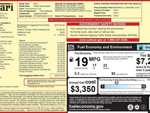 Certified 2025 Ferrari Roma Spider RWD image 2