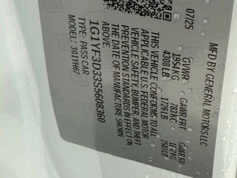 New 2025 Chevrolet Corvette Z06 w/ Battery Protection Package image 36