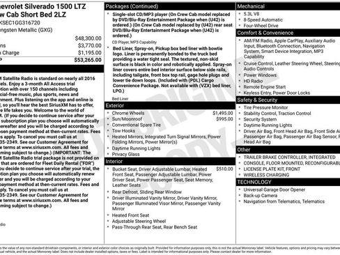 Used 2016 Chevrolet Silverado 1500 LTZ Z71 image 33