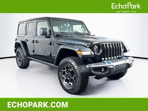 Used 2022 Jeep Wrangler Unlimited Rubicon 4xe w/ Steel Bumper Group image 1