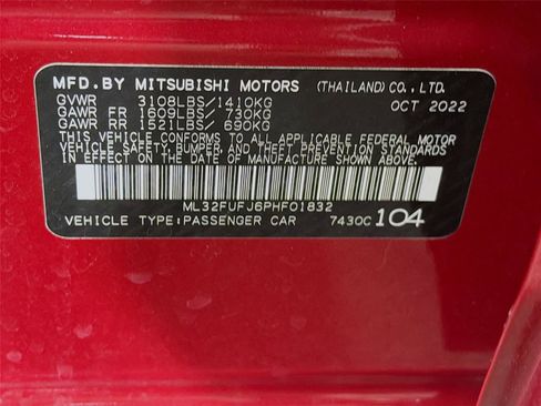 Used 2023 Mitsubishi Mirage G4 ES FWD image 36