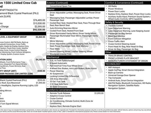 New 2026 RAM 1500 Limited AWD/4WD image 3