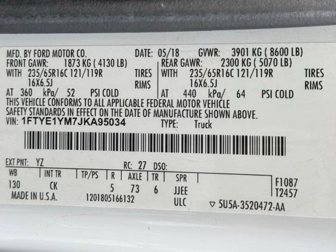 Used 2018 Ford Transit 150 130 Low Roof image 39