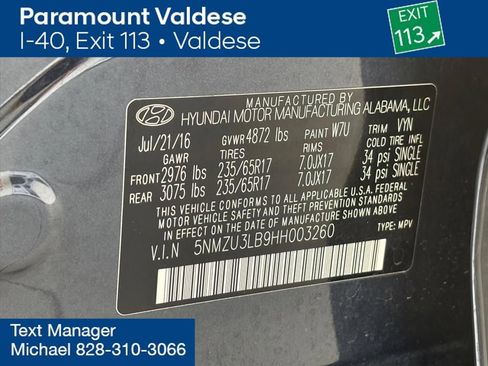 Used 2017 Hyundai Santa Fe Sport image 30