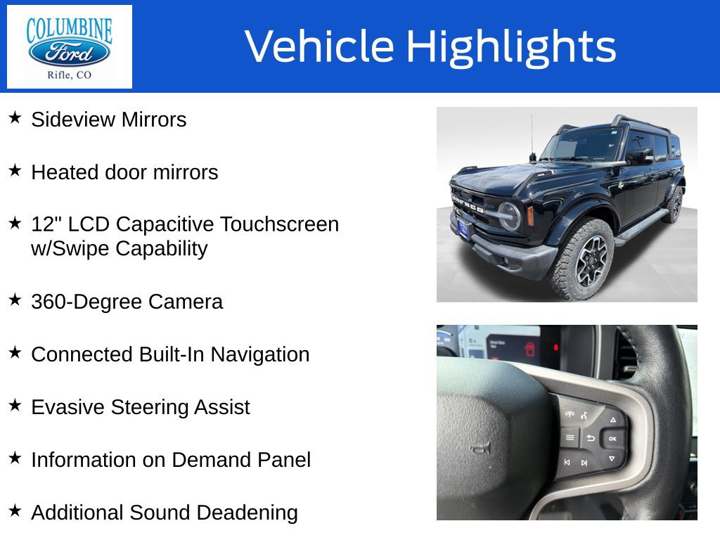 Certified 2023 Ford Bronco Outer Banks AWD/4WD image 16