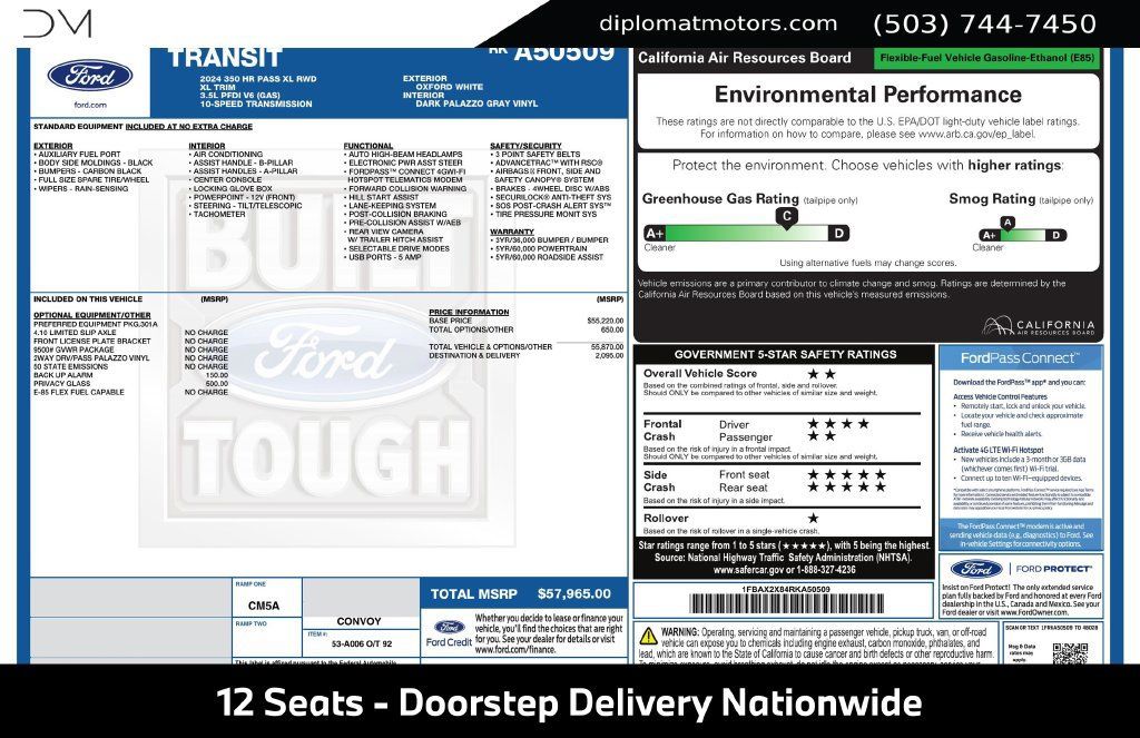 Used 2024 Ford Transit 350 XL RWD image 2