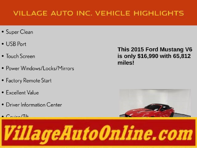 Used 2015 Ford Mustang Convertible RWD image 8