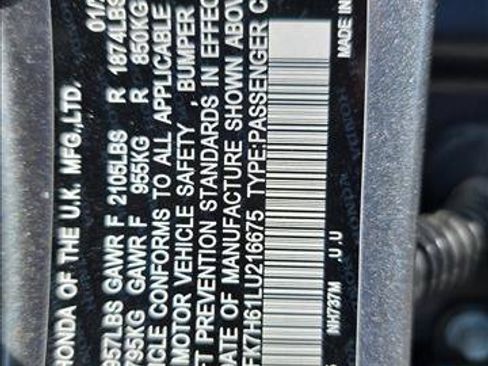 Used 2020 Honda Civic EX image 24