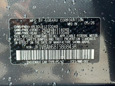 New 2026 Subaru WRX AWD/4WD image 28