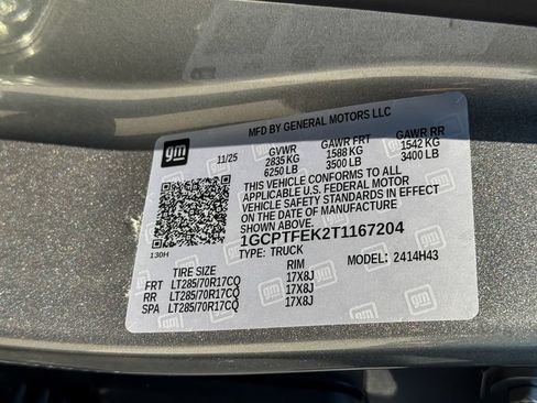 Used 2026 Chevrolet Colorado ZR2 AWD/4WD image 25