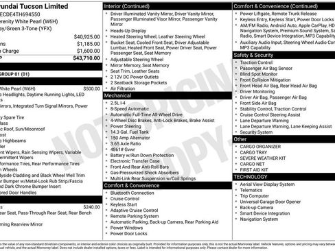 New 2026 Hyundai Tucson Limited AWD/4WD image 32