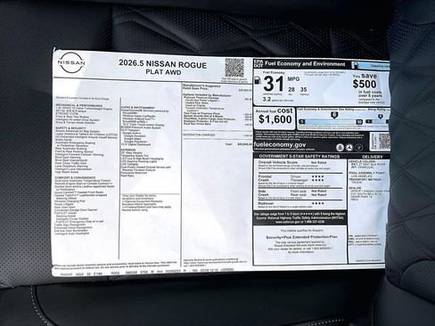 New 2026 Nissan Rogue Platinum w/ Platinum Premium Package AWD/4WD image 20