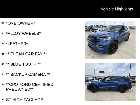 Used 2022 Ford Explorer ST w/ Equipment Group 401A AWD/4WD image 4