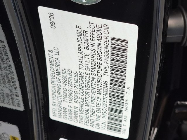New 2026 Honda Accord Sport image 24