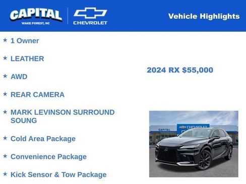 Used 2024 Lexus RX 350 F Sport image 4