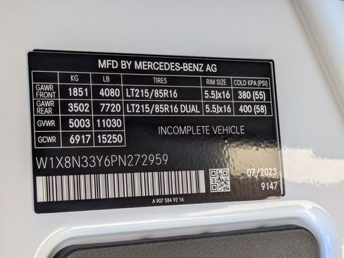 New 2023 Mercedes-Benz Sprinter 3500 image 14