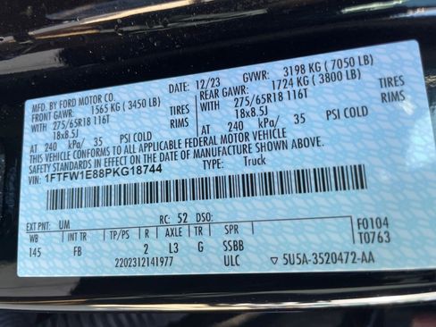 Used 2023 Ford F150 XLT w/ Equipment Group 302A High image 31