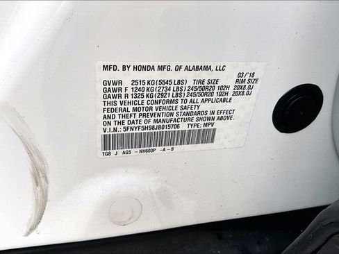 Used 2018 Honda Pilot Touring image 16