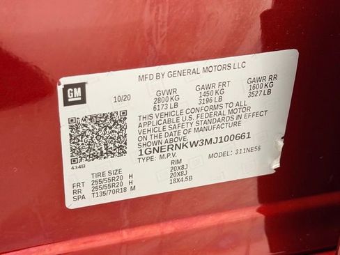 Certified 2021 Chevrolet Traverse High Country image 27