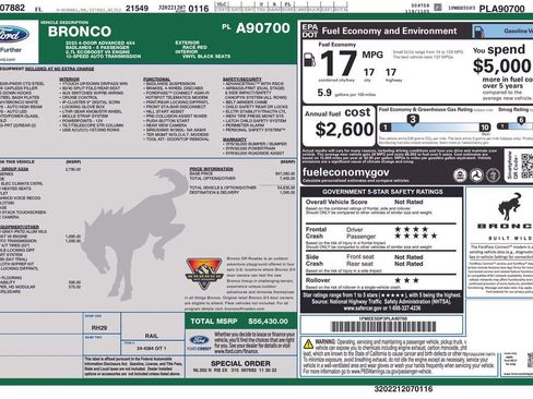 Certified 2023 Ford Bronco Badlands image 29