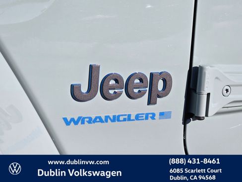 Used 2023 Jeep Wrangler Unlimited Rubicon 4xe w/ Steel Bumper Group image 31