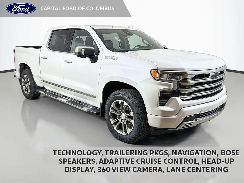 Used 2024 Chevrolet Silverado 1500 High Country w/ Technology Package AWD/4WD 360° Tour