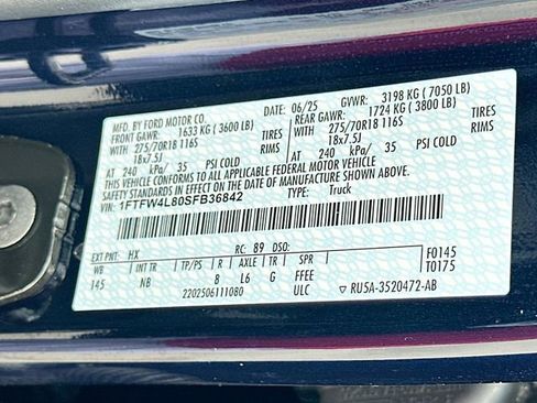 Used 2025 Ford F150 Tremor w/ Equipment Group 402A High AWD/4WD image 32