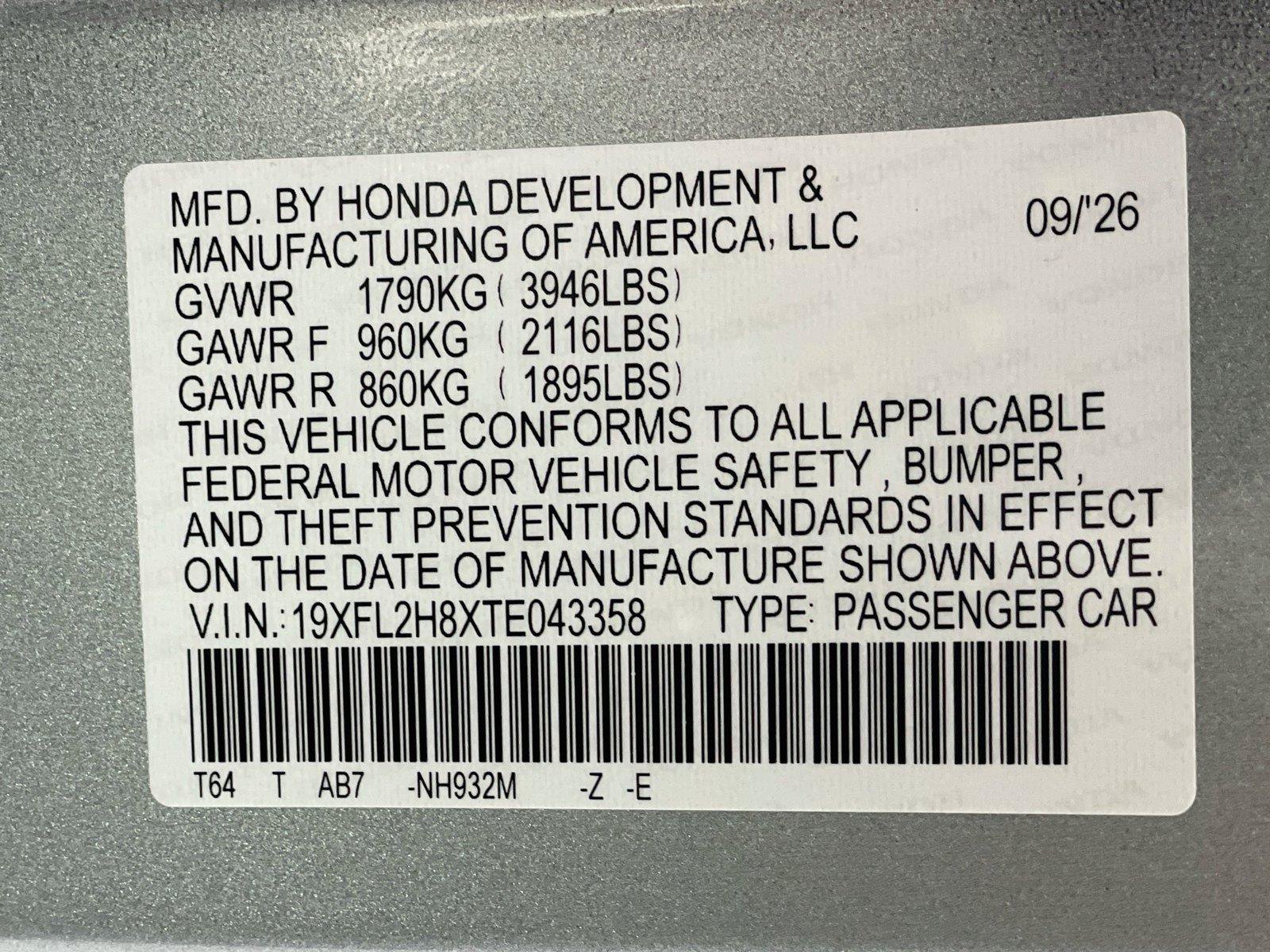 Used 2026 Honda Civic Sport image 34