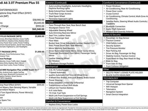 Used 2019 Audi A6 3.0T Premium Plus w/ Premium Plus Package image 32